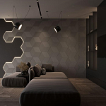 Гипсовая 3D Панель M-52 варинант исполнения - 1 | Loft Concept в Саратове