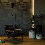 Гипсовая 3D Панель M-08 варинант исполнения - 2 | Loft Concept в Саратове