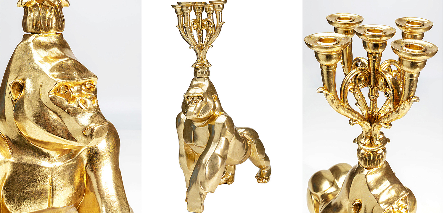 Подсвечник Golden Gorilla Подсвечник Golden Gorilla - Loft-Concept в Саратове
