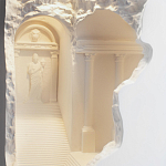 Встраиваемый в стену гипсовый светильник под покраску в античном стиле Antiquity Athena варинант исполнения - 9 | Loft Concept в Саратове