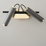 Бра с двумя цилиндрическими плафонами на магнитном креплении Bronze Concert варинант исполнения - 3 | Loft Concept в Саратове