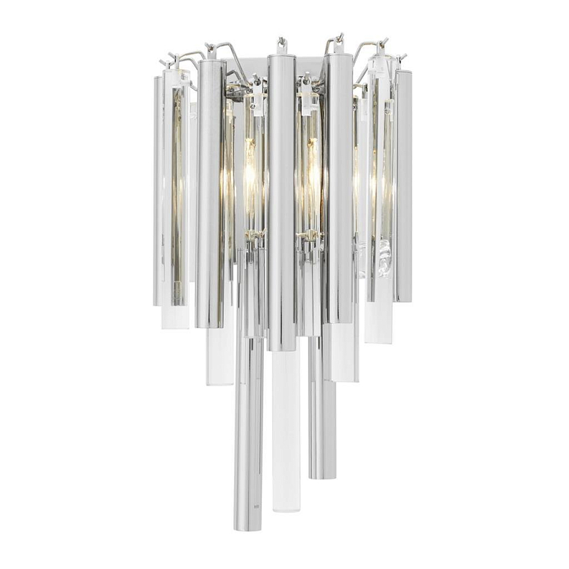 Бра Wall Lamp Gigi Nickel Никель Прозрачный (Transparent) Бра Wall Lamp Gigi Nickel Никель Прозрачный (Transparent) в Саратове | Loft Concept