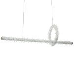 Подвесной линейный светильник Gilbertine Crystals Linear Hanging Lamp варинант исполнения - 1 | Loft Concept в Саратове