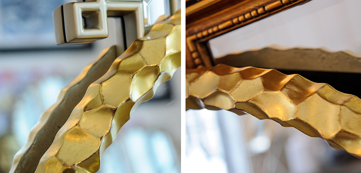 Зеркало Reginald Mirror round gold Зеркало Reginald Mirror round gold - Loft-Concept в Саратове