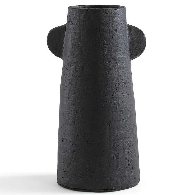 Ваза Serené Ceramic Vase Черная Черный в Саратове | Loft Concept 