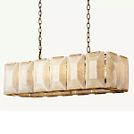 Люстра с абажуром из прямоугольных мраморных панелей Calling to Shine варинант исполнения - 3 | Loft Concept в Саратове