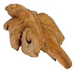 Статуэтка из дерева игуана Animals of the World варинант исполнения - 4 | Loft Concept в Саратове