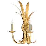 Бра с каркасом в виде пучка золотых перьев Bunch of Feathers варинант исполнения - 2 | Loft Concept в Саратове