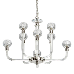 Люстра с 8-ю лампами и гранеными стеклянными плафонами Prism Gala варинант исполнения - 1 | Loft Concept в Саратове