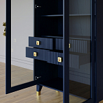 Дизайнерский шкаф витрина Elsa Dreams Blue с 4-мя ящиками варинант исполнения - 8 | Loft Concept в Саратове