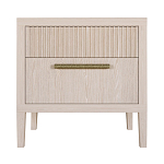 Прикроватная Тумбочка Primo с двумя ящиками Светлый дуб варинант исполнения - 7 | Loft Concept в Саратове