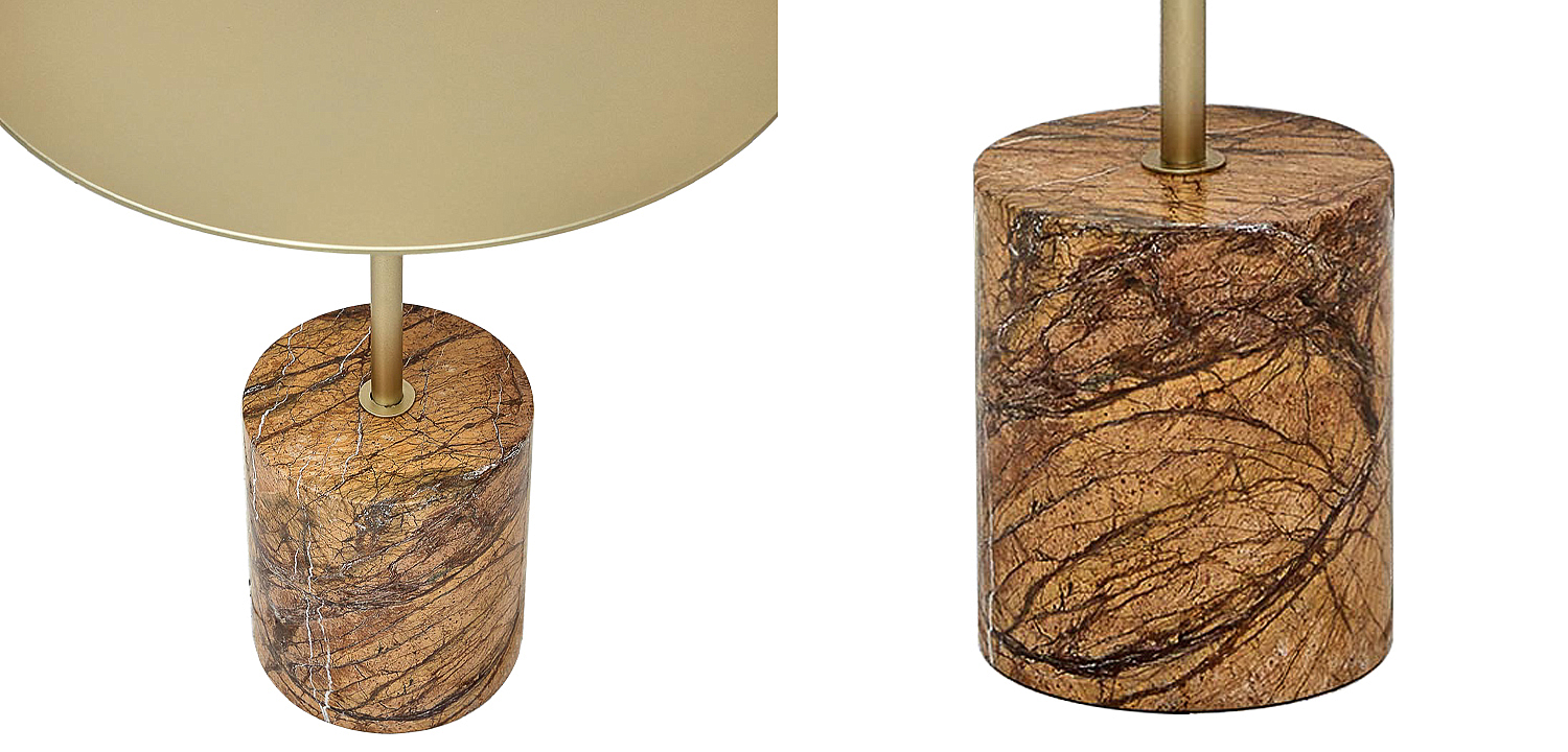 Приставной стол Thabi Light Brown Side table Приставной стол Thabi Light Brown Side table - Loft-Concept в Саратове