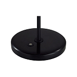 Настольная лампа черного цвета с круглым основанием и длинным прямым плафоном Trumpet tube варинант исполнения - 3 | Loft Concept в Саратове