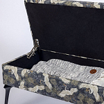 Банкетка с принтом из журавлей Crane варинант исполнения - 5 | Loft Concept в Саратове