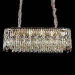 Люстра овальная с хрустальными подвесками Roul Crystal Light варинант исполнения - 2 | Loft Concept в Саратове