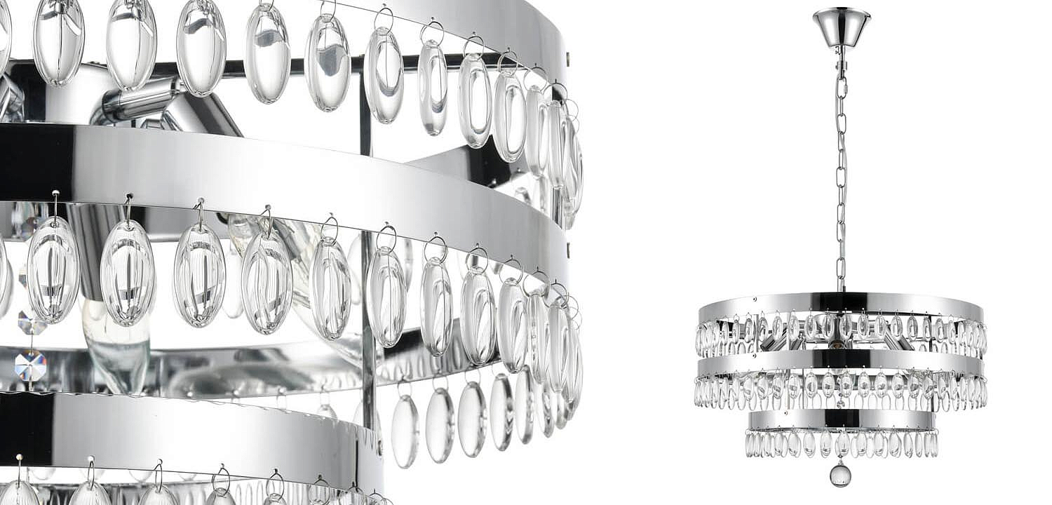 Люстра Oberon Chandelier chrome 50 Люстра Oberon Chandelier chrome 50 - Loft-Concept в Саратове
