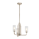  Люстра с прозрачными рифлеными цилиндрическими плафонами Kichler варинант исполнения - 9 | Loft Concept в Саратове