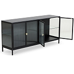 Сервант четырехдверный с рифленым стеклом The Keeper варинант исполнения - 2 | Loft Concept в Саратове