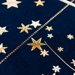 Обои с вышивкой ручной работы Cosmos Original colourway on velvet варинант исполнения - 4 | Loft Concept в Саратове