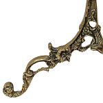 Стол бронзовый круглый с мраморной столешницей Coffee De Bronze варинант исполнения - 2 | Loft Concept в Саратове