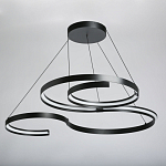 Люстра подвесная светодиодная в виде волнообразной ленты Ribbon Vortex варинант исполнения - 4 | Loft Concept в Саратове