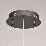 Люстра с двумя кольцами черного цвета с хрустальными элементами QUARTZ CRYSTAL варинант исполнения - 15 | Loft Concept в Саратове