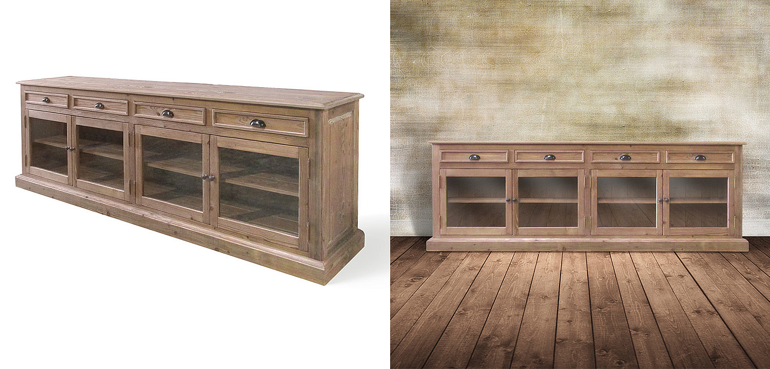 Комод Hakon Provence HARMONIE Natural Patina long Комод Hakon Provence HARMONIE Natural Patina long - Loft-Concept в Саратове