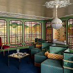 Обои ручная роспись The Plain of Musashi Original colourway on painted Xuan paper with gold ombre варинант исполнения - 1 | Loft Concept в Саратове