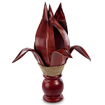 Настольная лампа красная INDONESIAN LAMPS варинант исполнения - 1 | Loft Concept в Саратове