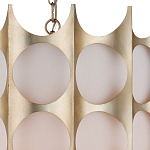 Подвесной светильник в форме цилиндра с фактурным серебряным каркасом и тканевым абажуром Silver Honeycomb варинант исполнения - 2 | Loft Concept в Саратове