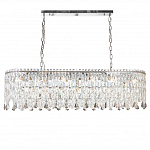 Люстра овальная с хрустальными подвесками Roul Crystal Light варинант исполнения - 5 | Loft Concept в Саратове