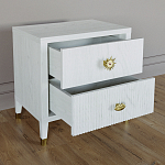 Тумба прикроватная с двумя ящиками Elsa Dreams White варинант исполнения - 2 | Loft Concept в Саратове