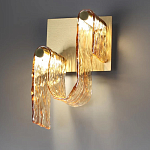 Бра волнистой формы из фактурного стекла Wave варинант исполнения - 7 | Loft Concept в Саратове