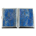 Портсигар с газовой зажигалкой из натурального камня Лазурит Stone Cigarettes Cases варинант исполнения - 9 | Loft Concept в Саратове