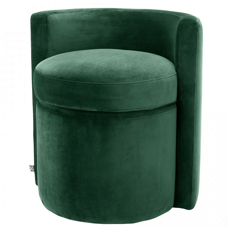 Кресло Eichholtz Stool Arcadia dark green Зеленый Кресло Eichholtz Stool Arcadia dark green Зеленый в Саратове | Loft Concept
