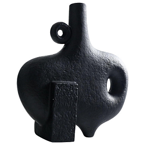 Ваза Molecule Collection Nao Black Vase