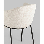 Стул Brace букле белый варинант исполнения - 3 | Loft Concept в Саратове