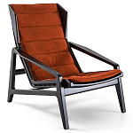 Дизайнерское кресло с подлокотниками из массива дерева Gio Ponti D.156.3 Armchair варинант исполнения - 1 | Loft Concept в Саратове