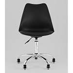 Офисный стул на металлическом основании EGGERY Black пластик варинант исполнения - 5 | Loft Concept в Саратове