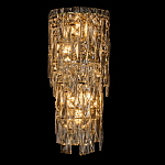 Бра с каскадом из прозрачного хрусталя и корпусом золотого цвета Constant Sparks варинант исполнения - 1 | Loft Concept в Саратове