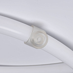 Люстра белого цвета с тремя изогнутыми светодиоидными плафонами Luke Lampco Tracer Lamp варинант исполнения - 6 | Loft Concept в Саратове