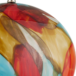 Настольная лампа разноцветная с овальным тканевым абажуром Abstraction варинант исполнения - 1 | Loft Concept в Саратове