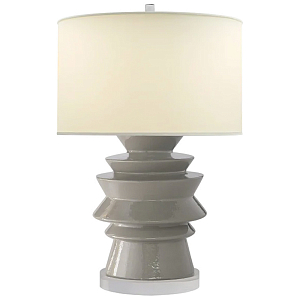 Настольная Лампа Серая Chapman Disk Table Lamp