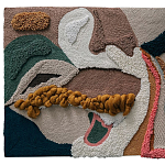 Тканый вручную текстильный гобелен Orchid варинант исполнения - 3 | Loft Concept в Саратове