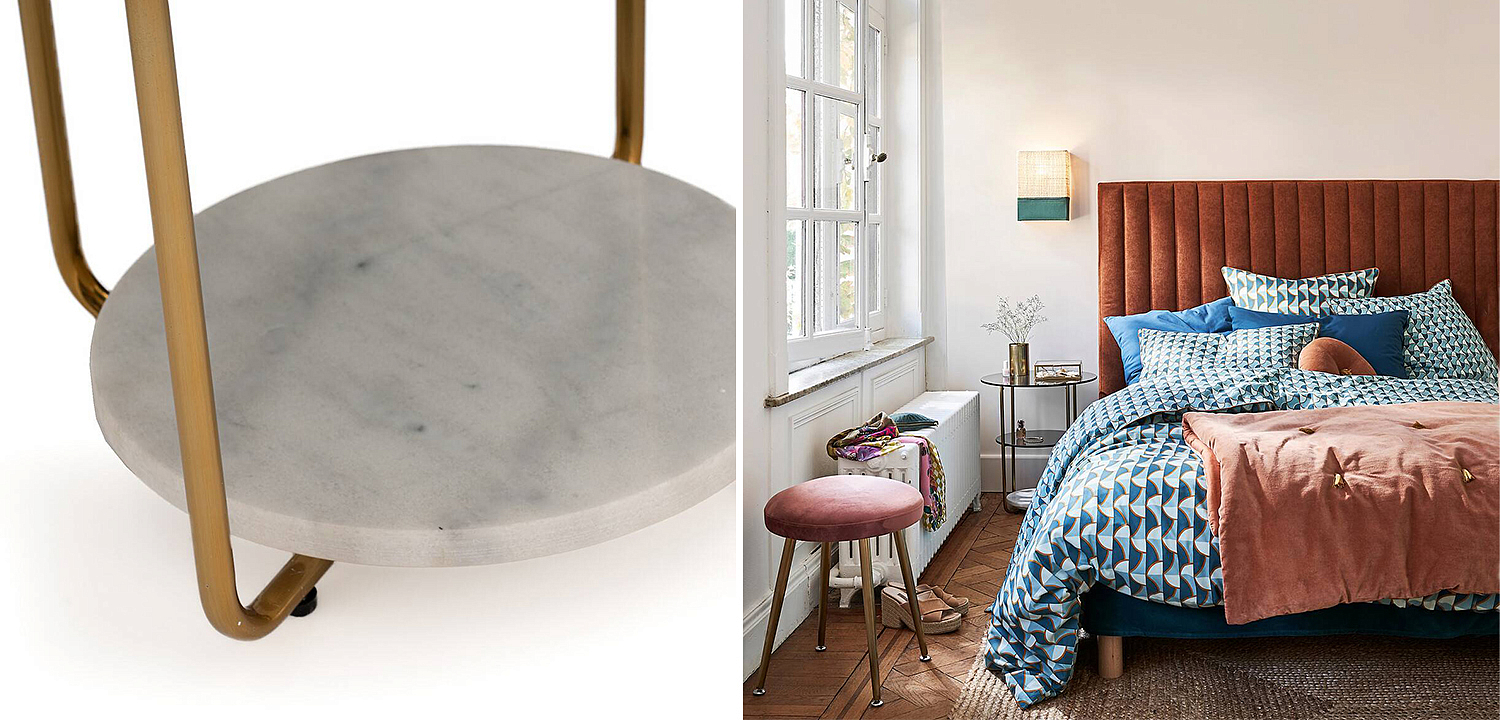 Приставной стол White Marble Приставной стол White Marble - Loft-Concept в Саратове