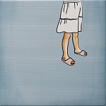 Плитка с узором Девочка единорог варинант исполнения - 4 | Loft Concept в Саратове