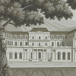 Обои ручная роспись Monuments of Paris Eau Forte on scenic paper варинант исполнения - 3 | Loft Concept в Саратове