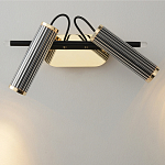 Бра с двумя цилиндрическими плафонами на магнитном креплении Bronze Concert варинант исполнения - 2 | Loft Concept в Саратове