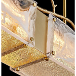 Люстра прямоугольная из фактурного стекла Chandelier Beam варинант исполнения - 1 | Loft Concept в Саратове