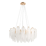 Люстра Mont Saint-Michel Золотая с Рельефным Стеклом варинант исполнения - 3 | Loft Concept в Саратове